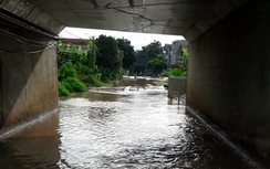 Yên Bái: Hầm chui qua đường cao tốc Nội Bài-Lào Cai ngập úng