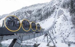 Thụy Sĩ khánh thành đường sắt dạng cáp dốc nhất thế giới