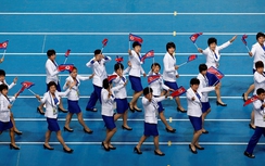 Đội thể thao nữ của Triều Tiên đã tới Hàn Quốc
