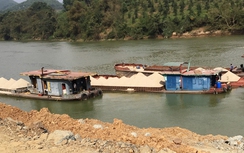 Tuyên Quang: Núp bóng thi công thủy điện, khai thác cát trái phép