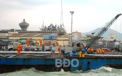 Luồng cảng Quy Nhơn thông thoáng trở lại sau sự cố chìm tàu