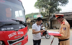 Yên Bái: “Giăng lưới” bắt xe khách, xe tải vi phạm giao thông