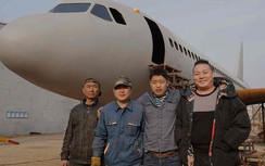 Nông dân Trung Quốc tự chế tạo mô hình máy bay Airbus A320