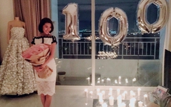 Á hậu Thúy Vân hạnh phúc khoe ảnh kỷ niệm 100 ngày yêu