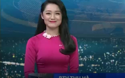 BTV Thu Hà trở lại sóng Thời sự VTV sau 6 năm