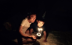 Cường Đô la đón sinh nhật hạnh phúc bên con trai
