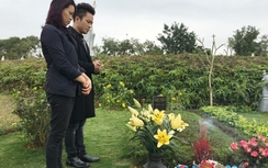 Tùng Dương thăm mộ Trần Lập trước đêm diễn tưởng nhớ cố nhạc sĩ