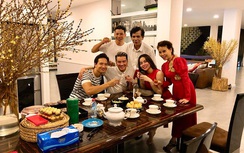 Kim Lý đón Tết cùng gia đình Hồ Ngọc Hà