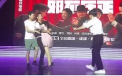 Bị fan sàm sỡ trên sân khấu, Bành Vu Yến ứng xử bất ngờ