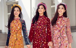 Tràn sắc xuân trên gương mặt top 3 Hoa hậu Việt Nam 2018
