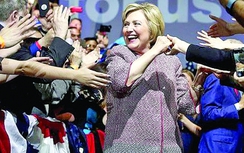 Bầu cử Mỹ: Bà Hillary Clinton đại thắng