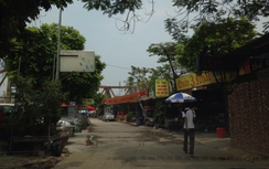 Chợ ẩm thực băm nát hành lang đê sông Hồng