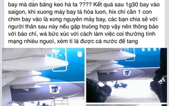 Vietnam Airlines phản hồi vụ thân máy bay… dán băng keo