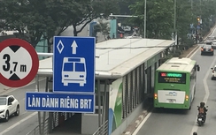 Thí điểm chung làn buýt thường, buýt nhanh BRT có "rùa bò"?