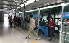 Gần 100% buýt nhanh BRT xuất bến đúng giờ