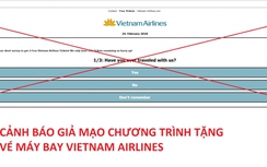 Vietnam Airlines khẳng định chương trình tặng 2 vé máy bay là lừa đảo