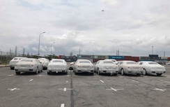 Lô siêu xe trăm tỉ phơi nắng tại cảng Hải Phòng