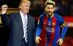 Messi dẫn trước Ronaldo trong cuộc bầu cử Tổng thống Mỹ