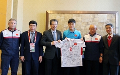 U23 Việt Nam lại nhận "doping tinh thần" trước bán kết với U23 Qatar