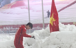 Cầu thủ U23 Việt Nam cắm cờ trên sân Thường Châu nói gì?