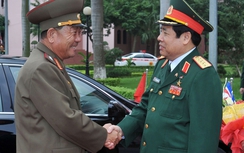 Đại tướng Phùng Quang Thanh tiếp Bộ trưởng Quốc phòng Triều Tiên