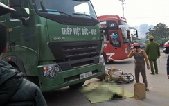 Hà Nội: Xe tải chạy ẩu cán chết người