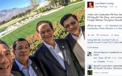 Ông Lý Hiển Long “selfie” cùng Thủ tướng Nguyễn Tấn Dũng