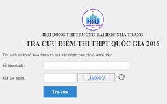 ĐH Nha Trang công bố điểm thi THPT Quốc gia