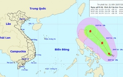 Thời tiết hôm nay 30/7: Áp thấp có thể thành bão vào biển Đông