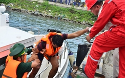 Diễn tập cứu nạn tàu bị đâm va trong vùng nước cảng biển 2018