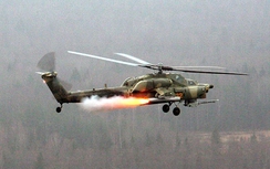 Xem "Thợ săn đêm" Mi-28N phô diễn hỏa lực tại Krasnodar