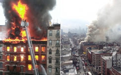 Nổ kinh hoàng, sập nhà cao tầng, 30 người bị thương tại Mỹ