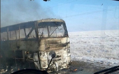 Cháy xe buýt ở Kazakhstan, 52 người Uzbekistan chết