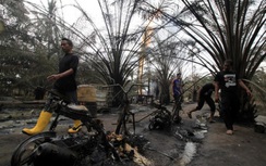 Indonesia: Cháy giếng dầu giữa khu dân cư, 59 người thương vong