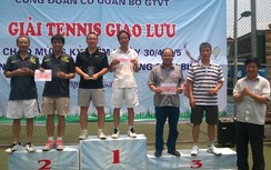 Sôi nổi Giải bóng bàn, tennis Công đoàn cơ quan Bộ GTVT