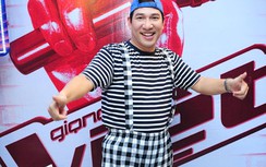 Quang Thắng làm MC hậu trường The Voice Kids