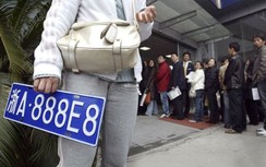 Trung Quốc: Đấu giá biển số cũ tránh tư nhân trục lợi