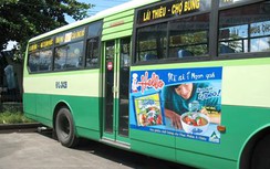 TP HCM: Thí điểm quảng cáo ngoài trời trên xe buýt
