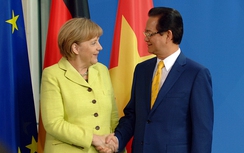 Thủ tướng Nguyễn Tấn Dũng hội đàm với Thủ tướng Đức Angela Merkel