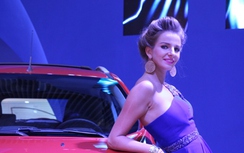 Người mẫu Tây gây "sốt" ở Motorshow 2014