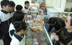 60-70% học sinh sử dụng thực phẩm tại căng tin trường