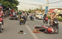 Say rượu, chạy ngược chiều đâm hai mẹ con bị thương