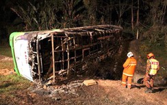 Malaysia: Xe buýt bốc cháy, 29 người thương vong
