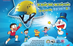 Honda Việt Nam trình làng mũ bảo hiểm trẻ em Doraemon