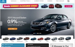 Website bán hàng của Honda đứng bét bảng