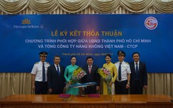 TP.HCM ký kết hợp tác du lịch, thương mại, đầu tư với Vietnam Airlines