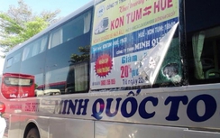 Kon Tum: Lại ném đá xe khách trúng mắt hành khách