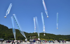 Triều Tiên Đại hội đảng, "vật thể lạ" rợp trời Seoul