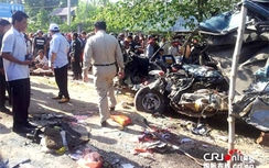 Campuchia: Xe chở công nhân tai nạn, 33 người bị thương