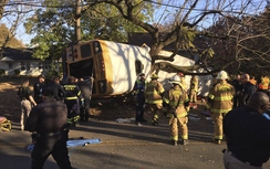 Tai nạn xe buýt kinh hoàng, 6 trẻ em thiệt mạng